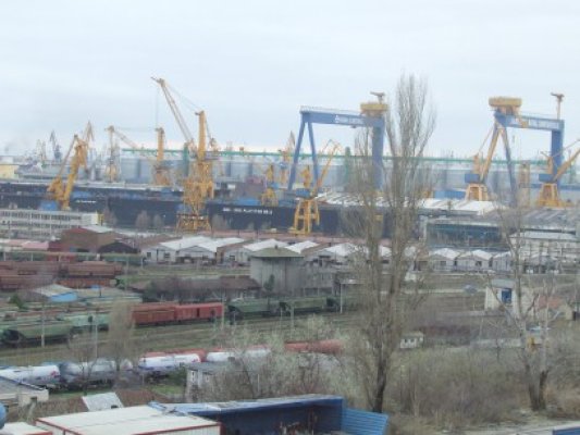 Sindicaliştii BNS protestează împotriva privatizării Portului Constanţa
